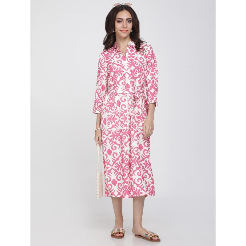 Eayaa Fashion Cotton Kota Long Dress For Women image 3