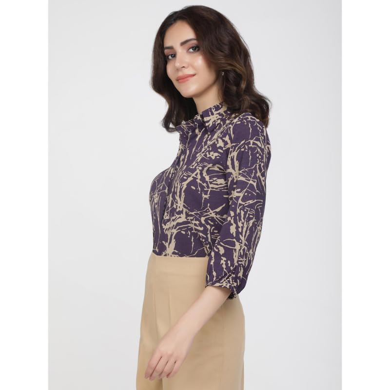 Eayaa Fashion Women's Formal Shirt | Designer Puff Sleeve image 2
