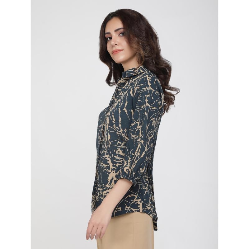 Eayaa Fashion Women's Formal Shirt | Designer Puff Sleeve image 2