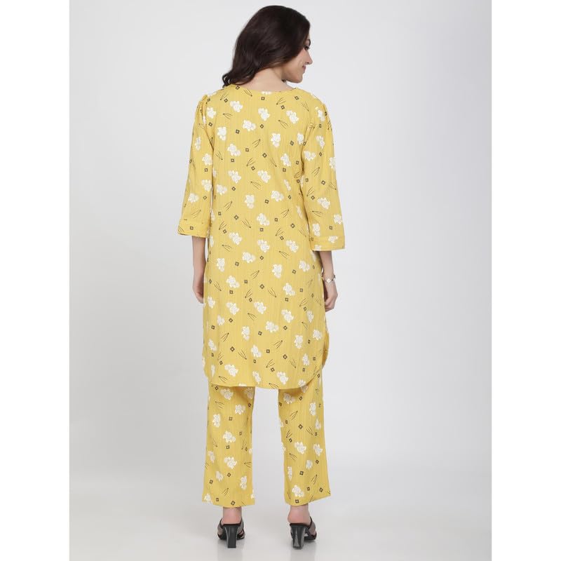 Eayaa Fashion Women's Kurti Co-ord Set With Functional Pockets image 5