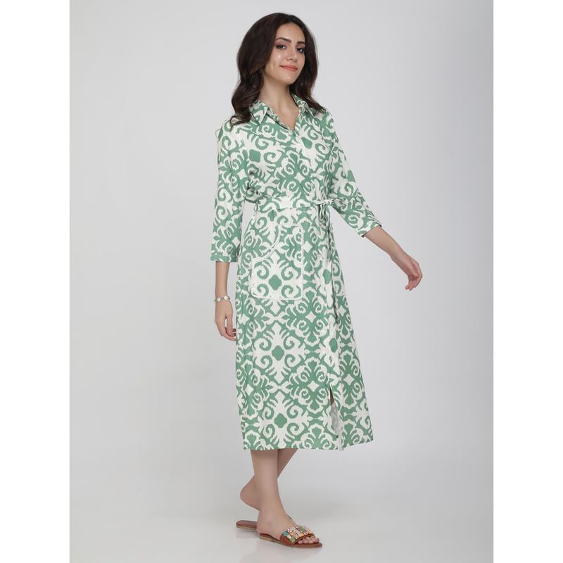 Eayaa Fashion Cotton Kota Long Dress For Women image 4