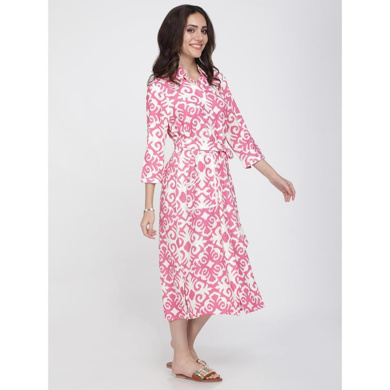 Eayaa Fashion Cotton Kota Long Dress For Women image 4