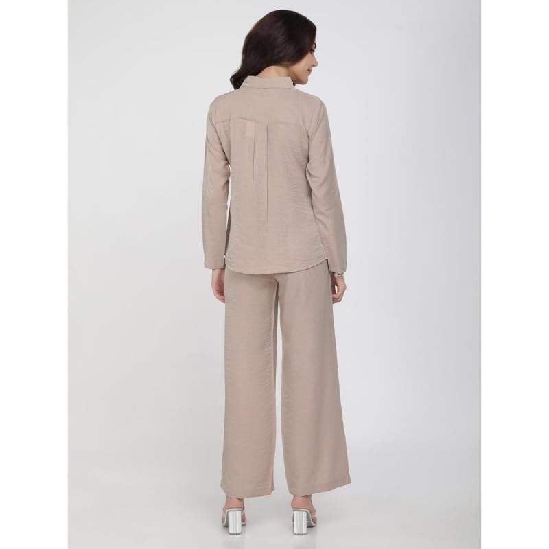 Eayaa Fashion Women's Latest Premium Shimmery Linen Co-ord Set image 6