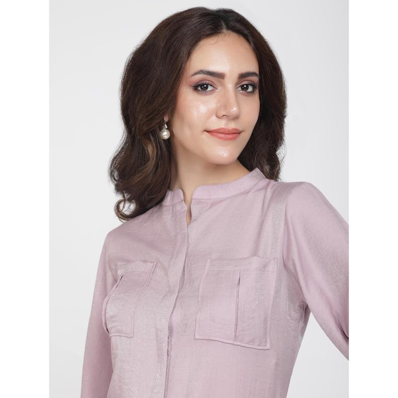 Eayaa Fashion Women's Puff Sleeve Button-up Shirt image 5