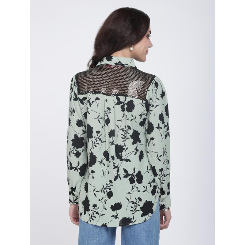 Eayaa Fashion Women's Floral Print Shirt image 3