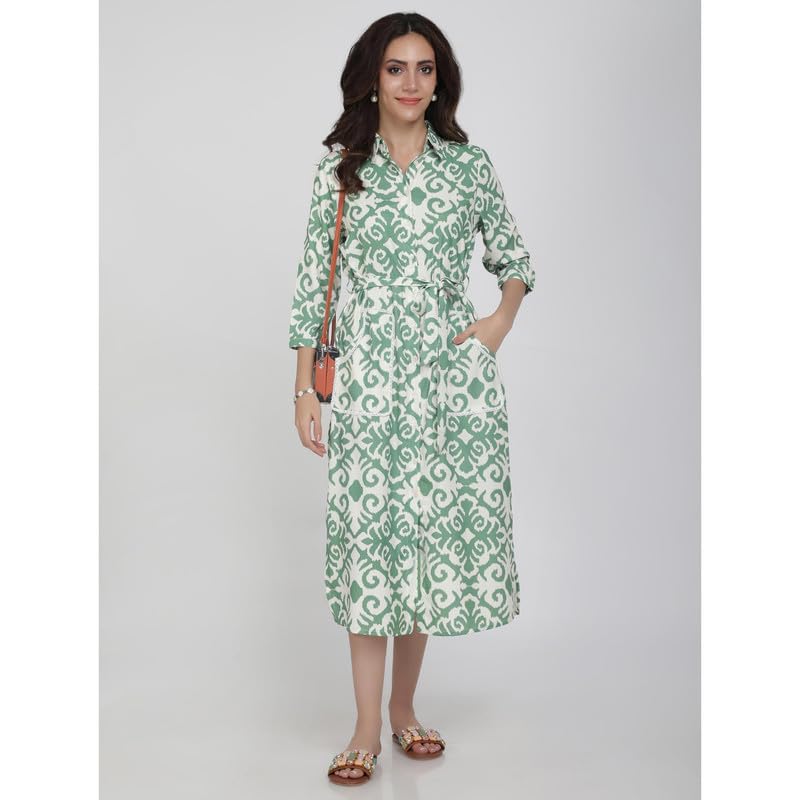 Eayaa Fashion Cotton Kota Long Dress For Women image 7