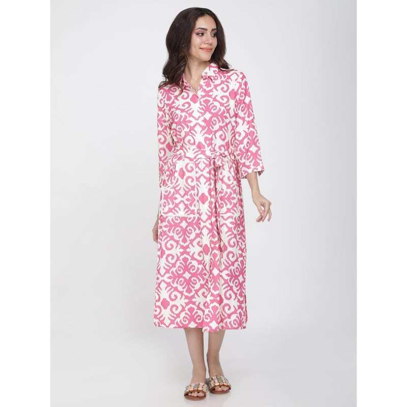 Eayaa Fashion Cotton Kota Long Dress For Women image 7