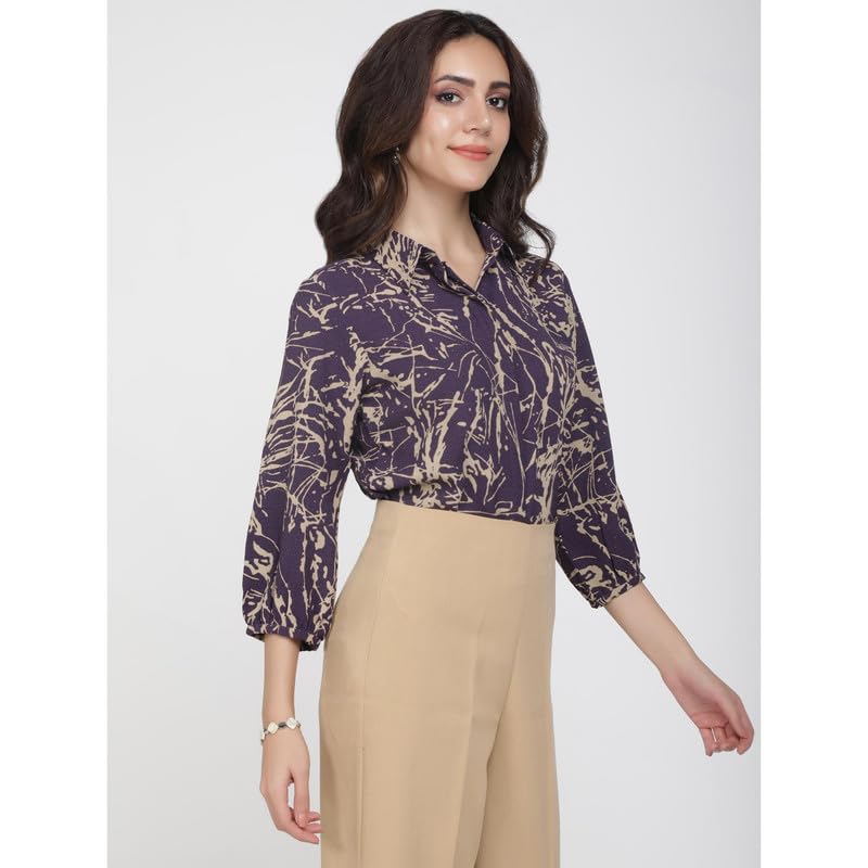 Eayaa Fashion Women's Formal Shirt | Designer Puff Sleeve image 4