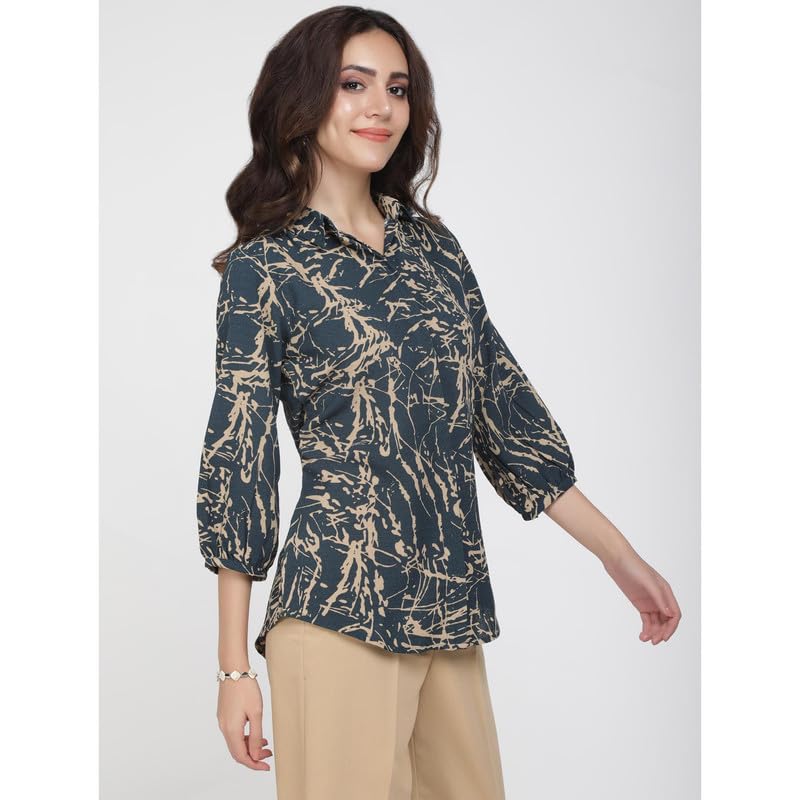 Eayaa Fashion Women's Formal Shirt | Designer Puff Sleeve image 4