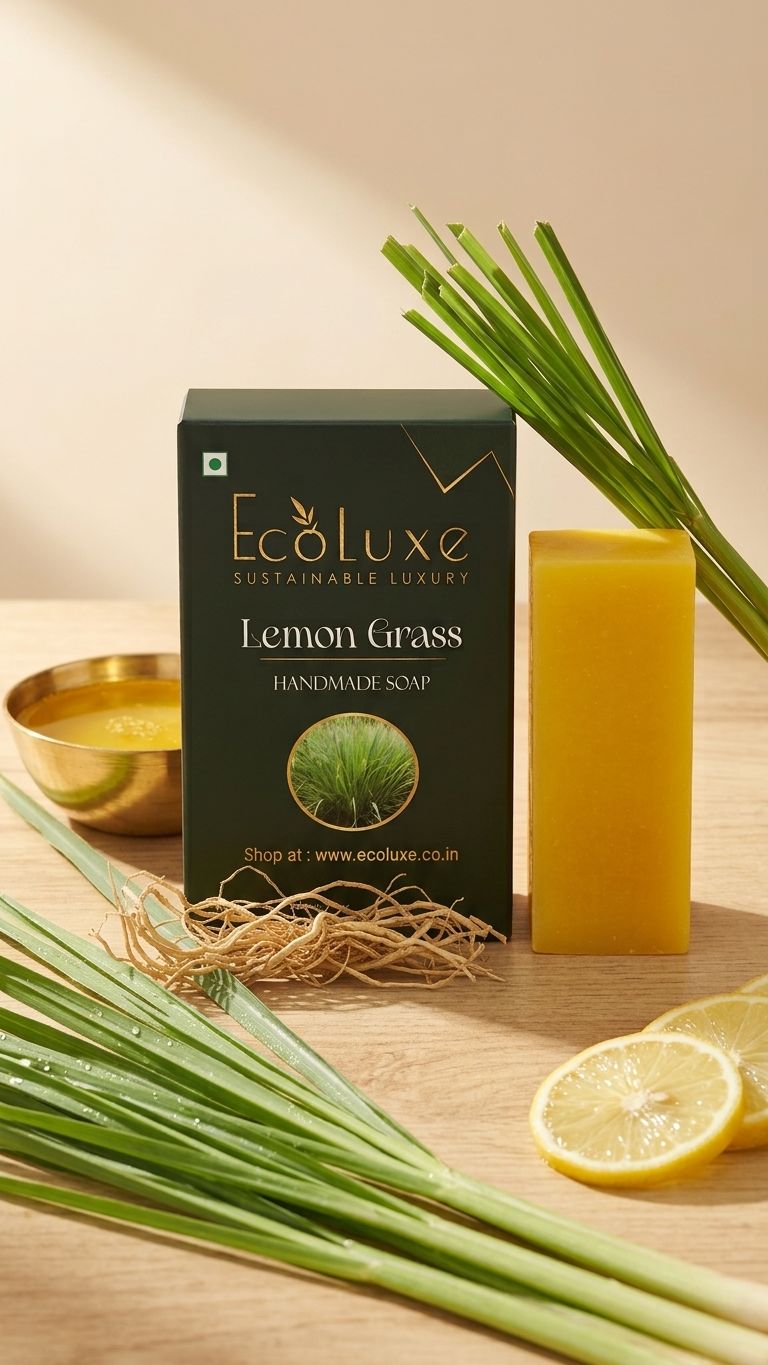 Lemon Grass – Classic Soap Combo (PACK Of 3) image 3