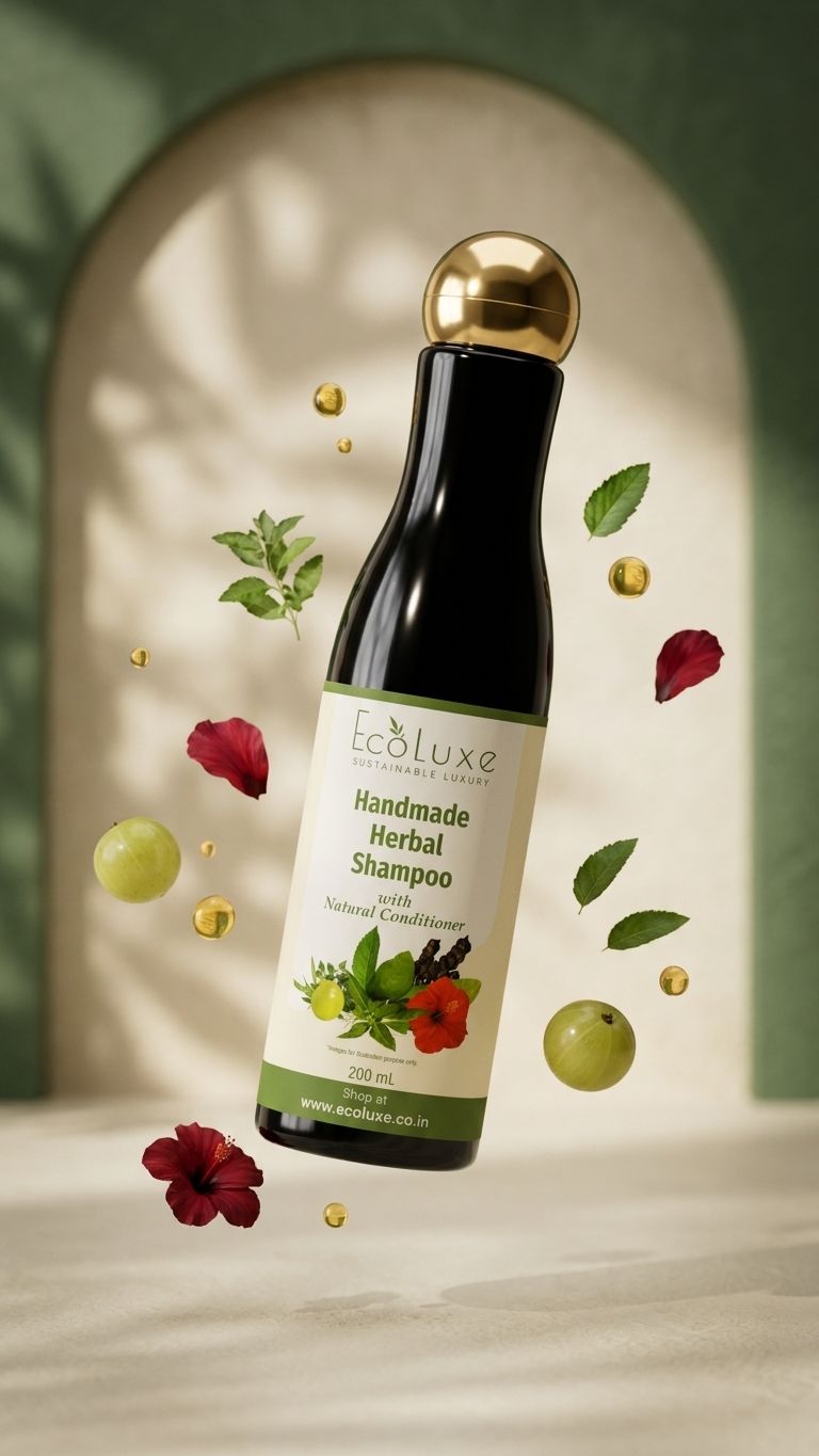 Herbal Shampoo (SLES-BASED) – 200 Ml image 1