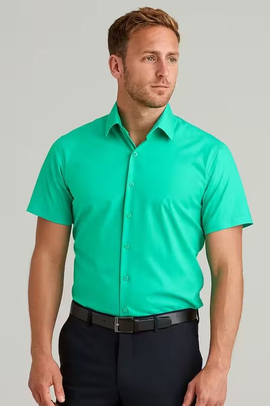 Aqua Luxe Solid Shirt