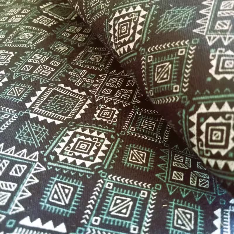 Tribal Noir - Custom Made Shirt From The Fabric