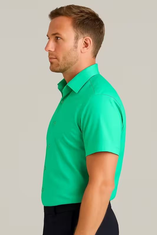 Aqua Luxe Solid Shirt image 2