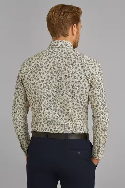 Vintage Bloom Premium Cotton Shirt image 3