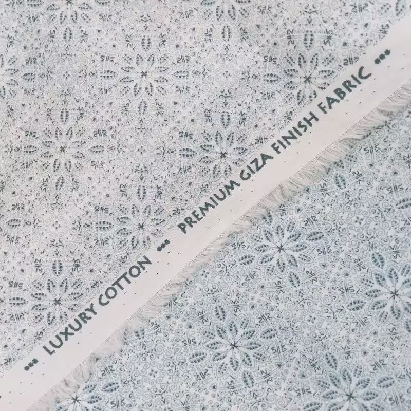 Sky Bloom Giza Cotton Shirt - - Custom Made Shirt From The Fabric image 3