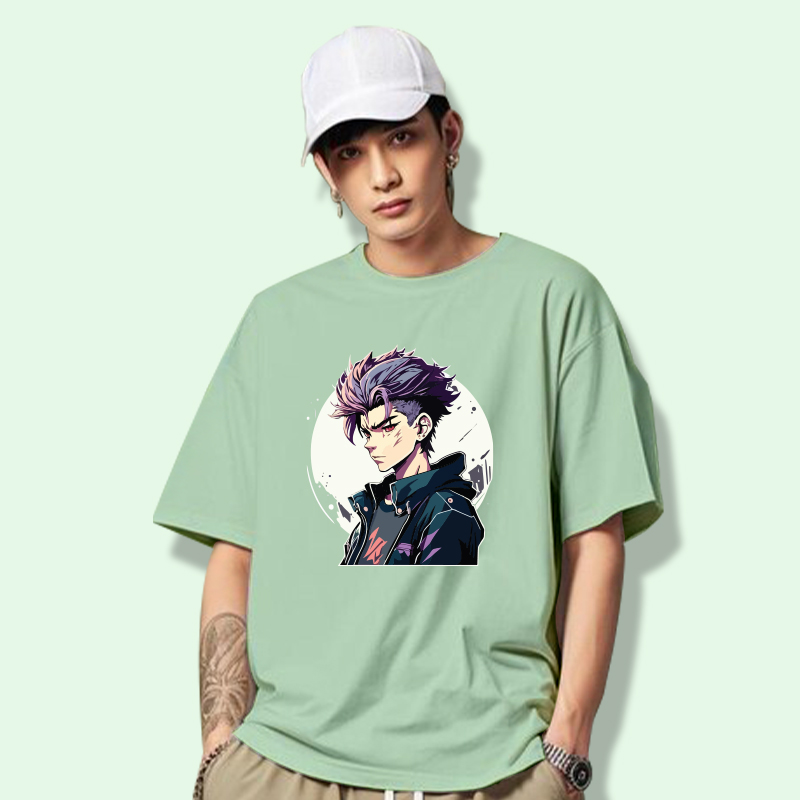 Anime Boy Oversized Tshirt Unisex image 2