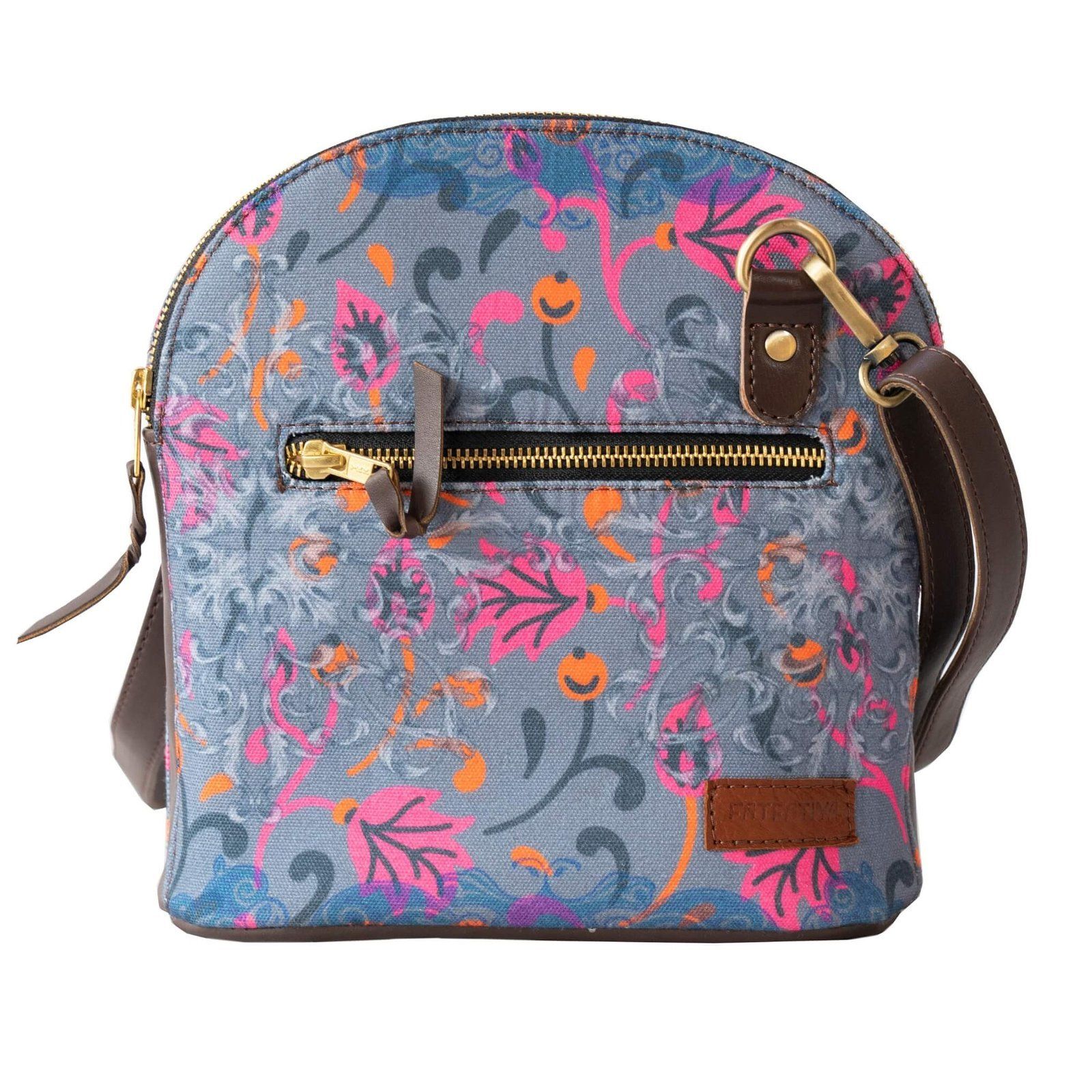 Pink Grey Women‚ Designer Crossbody Bag