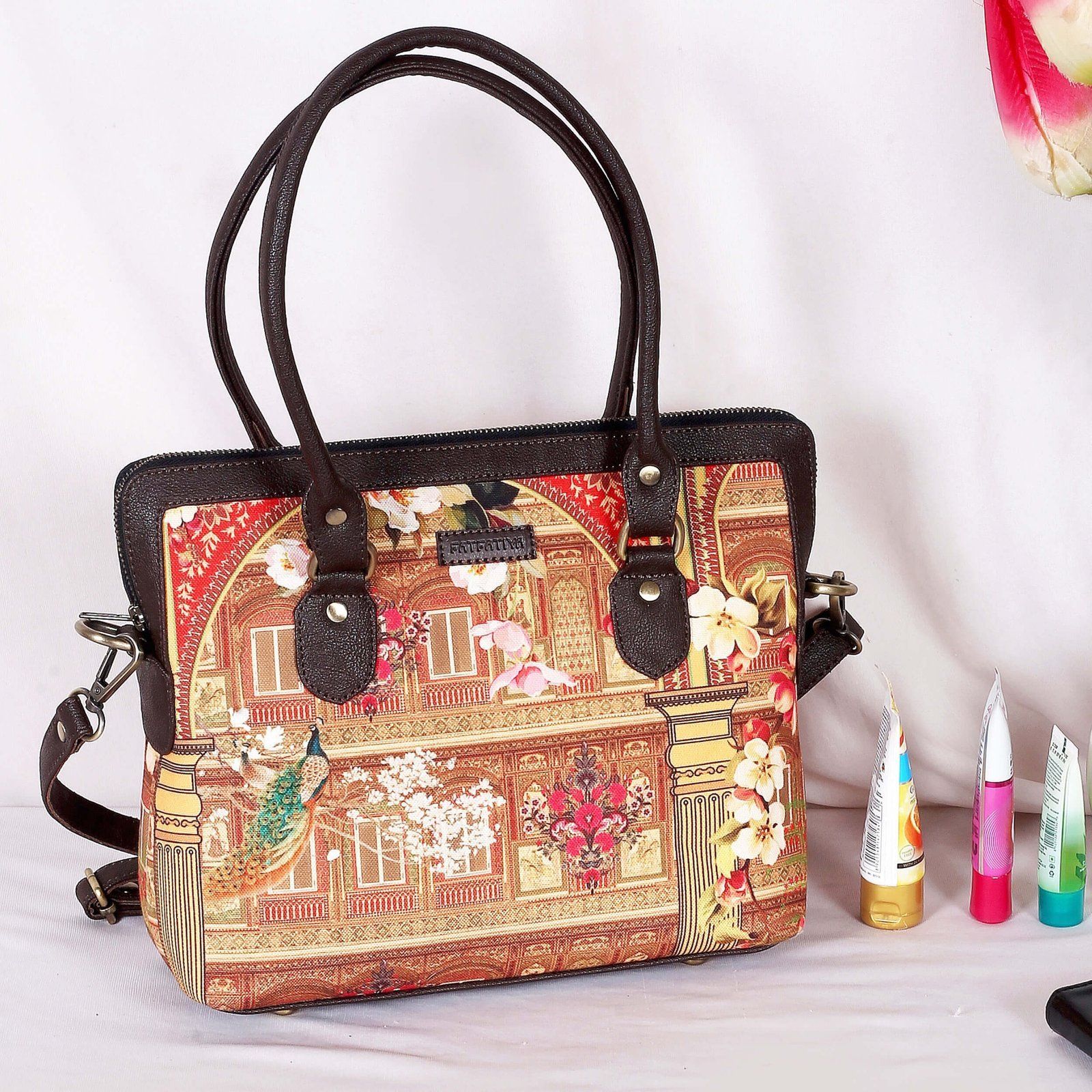 Shekhawati Haveli Motif Rustic Teacher Bag