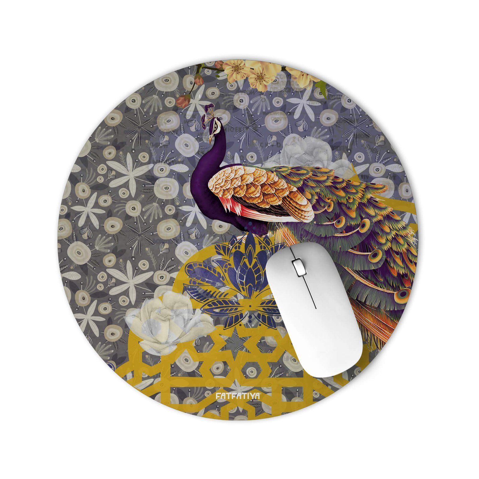 Shekhawati Peacock Cute Mouse Pad
