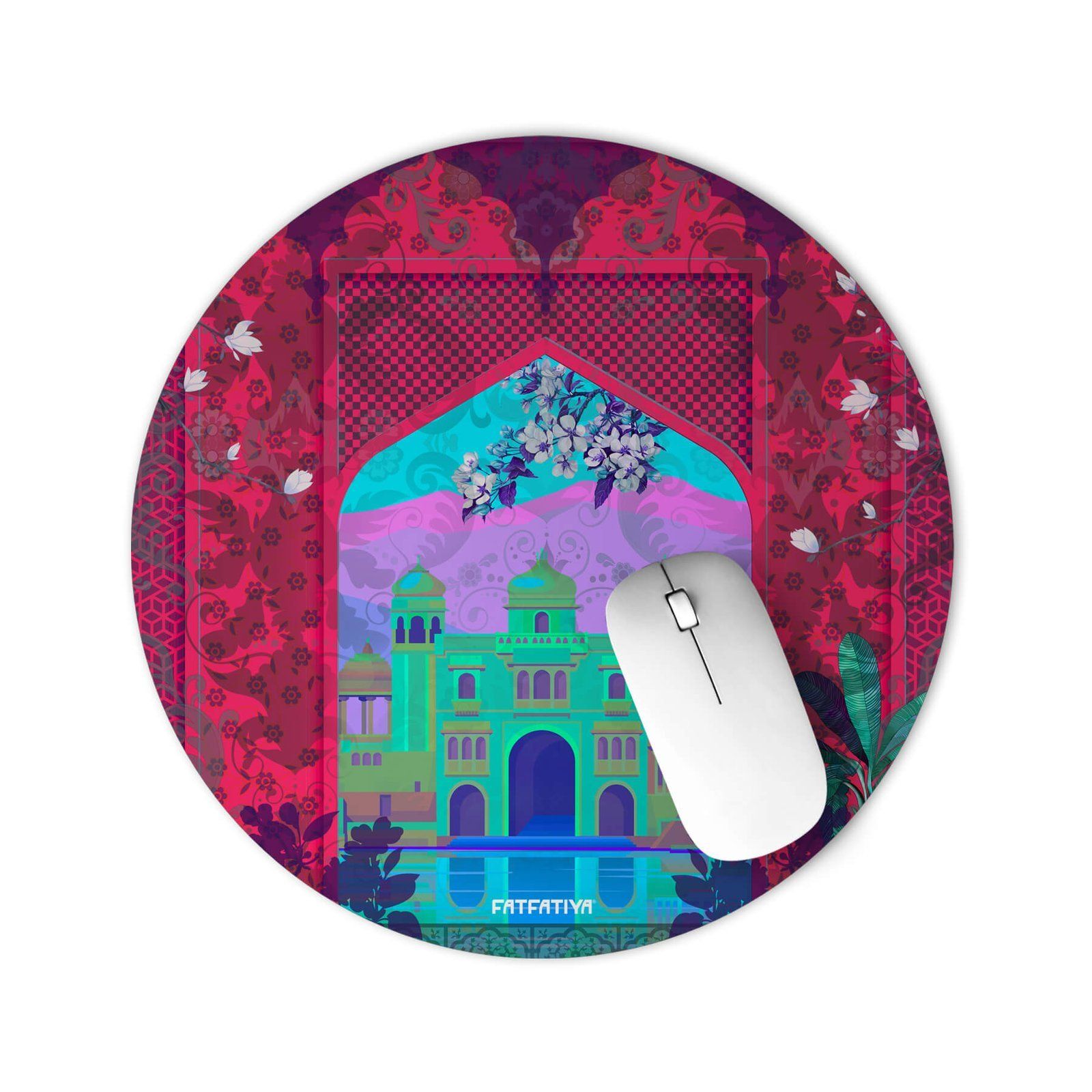 Royal Place Circle Mouse Pad