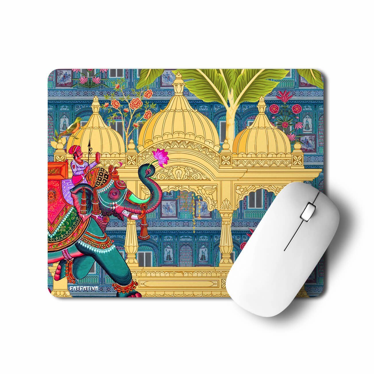 Evening Walk In Shekhawati Funky Mouse Pad