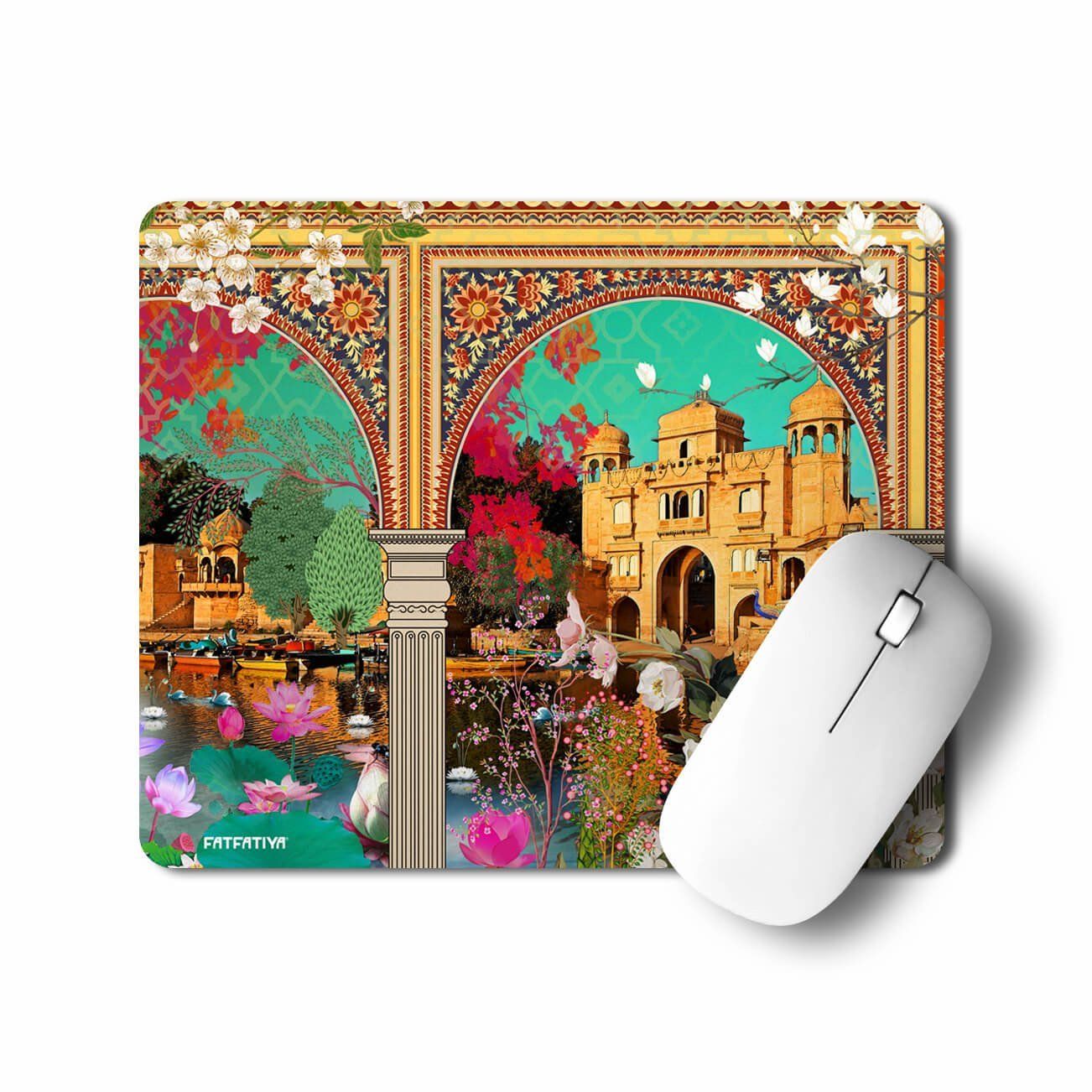 Golden City Lake Best Artisan Mouse Pad