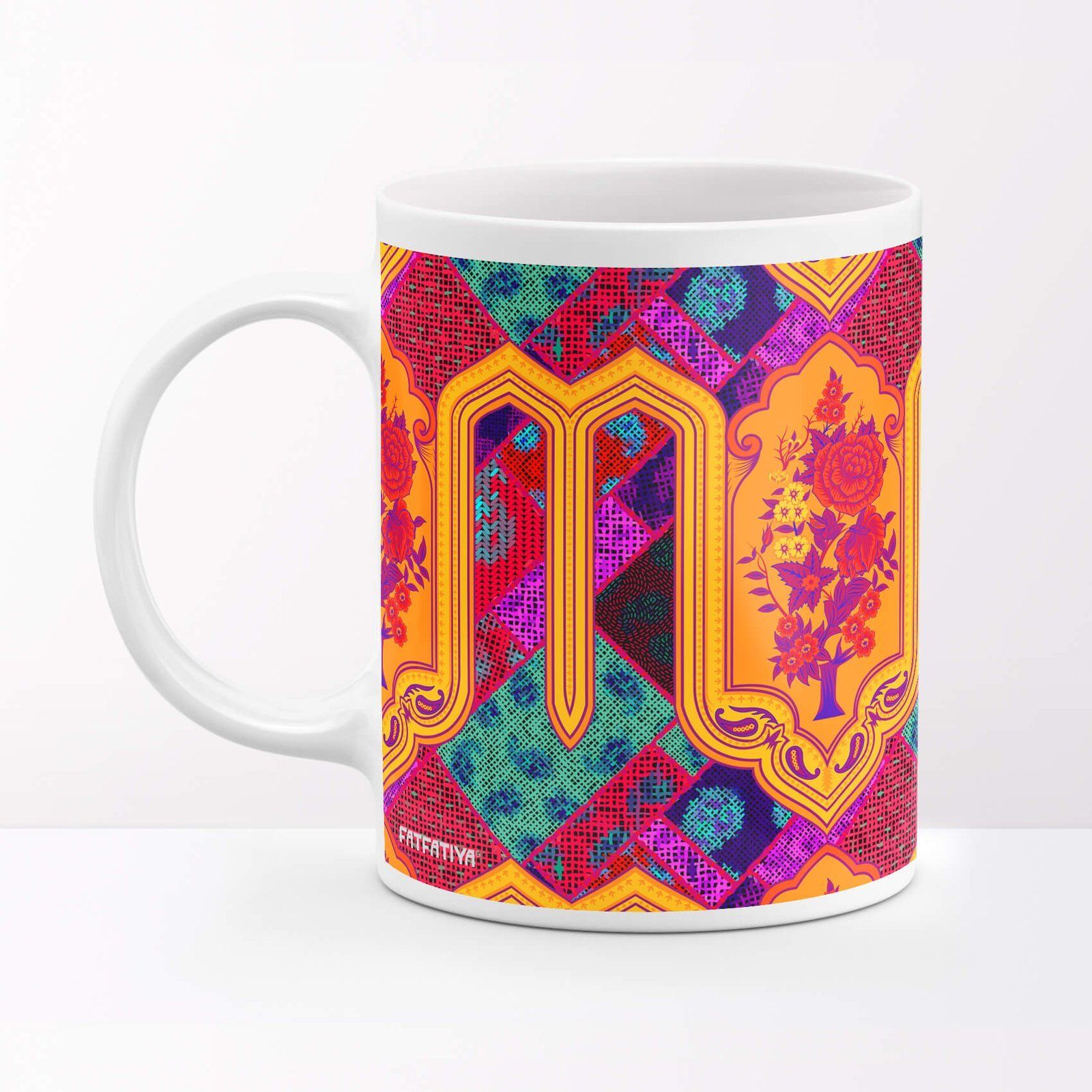 Multicoloured Designer Coffee Mug