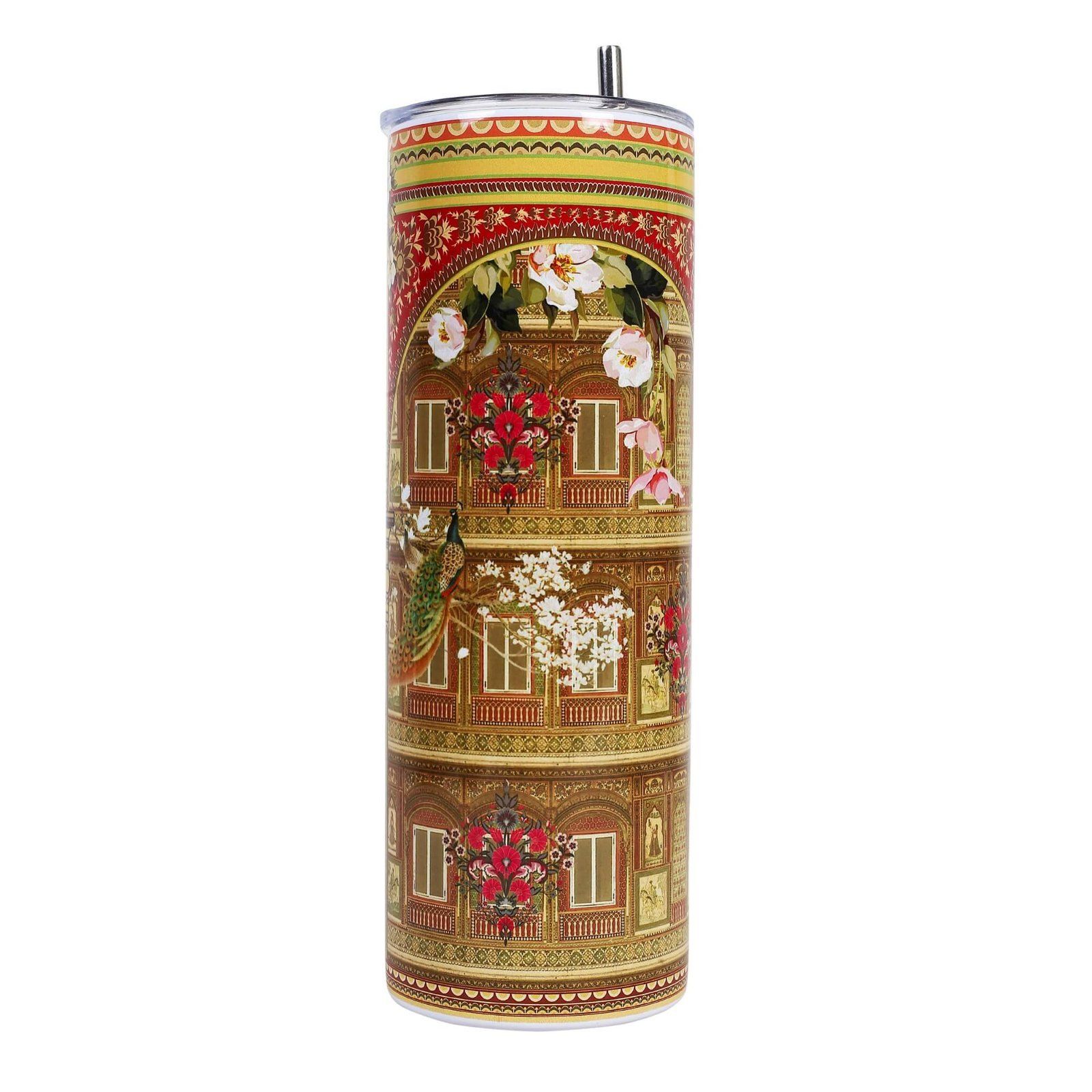 The Grand Shekhawati Haveli Stylish Tumbler Bottle image 2
