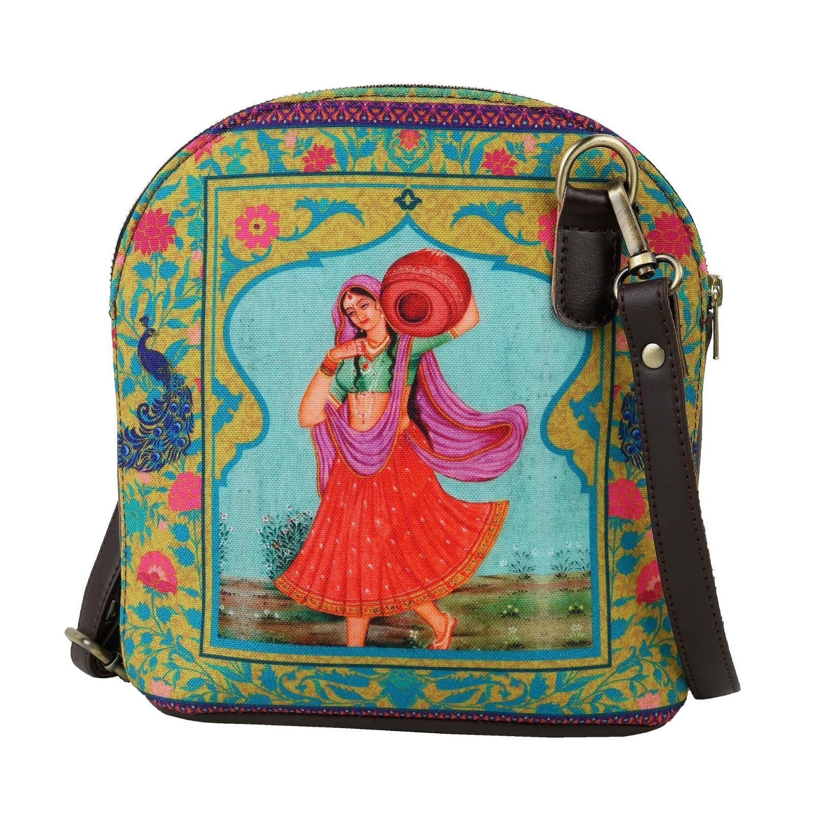 Matka Queen Cross Body Canvas Bag image 2