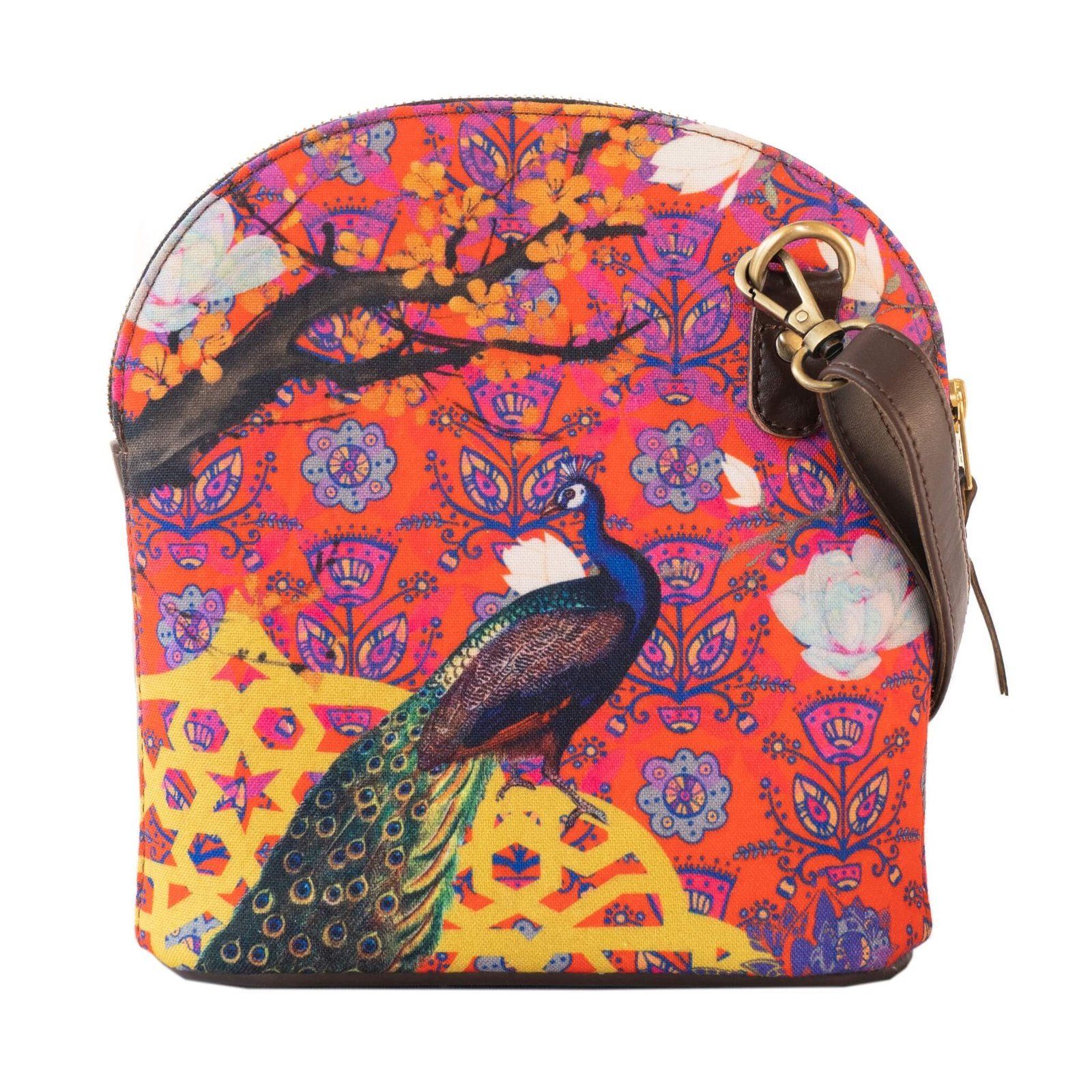 The Song Of Peacock Crossbody Shoulder Bag image 2