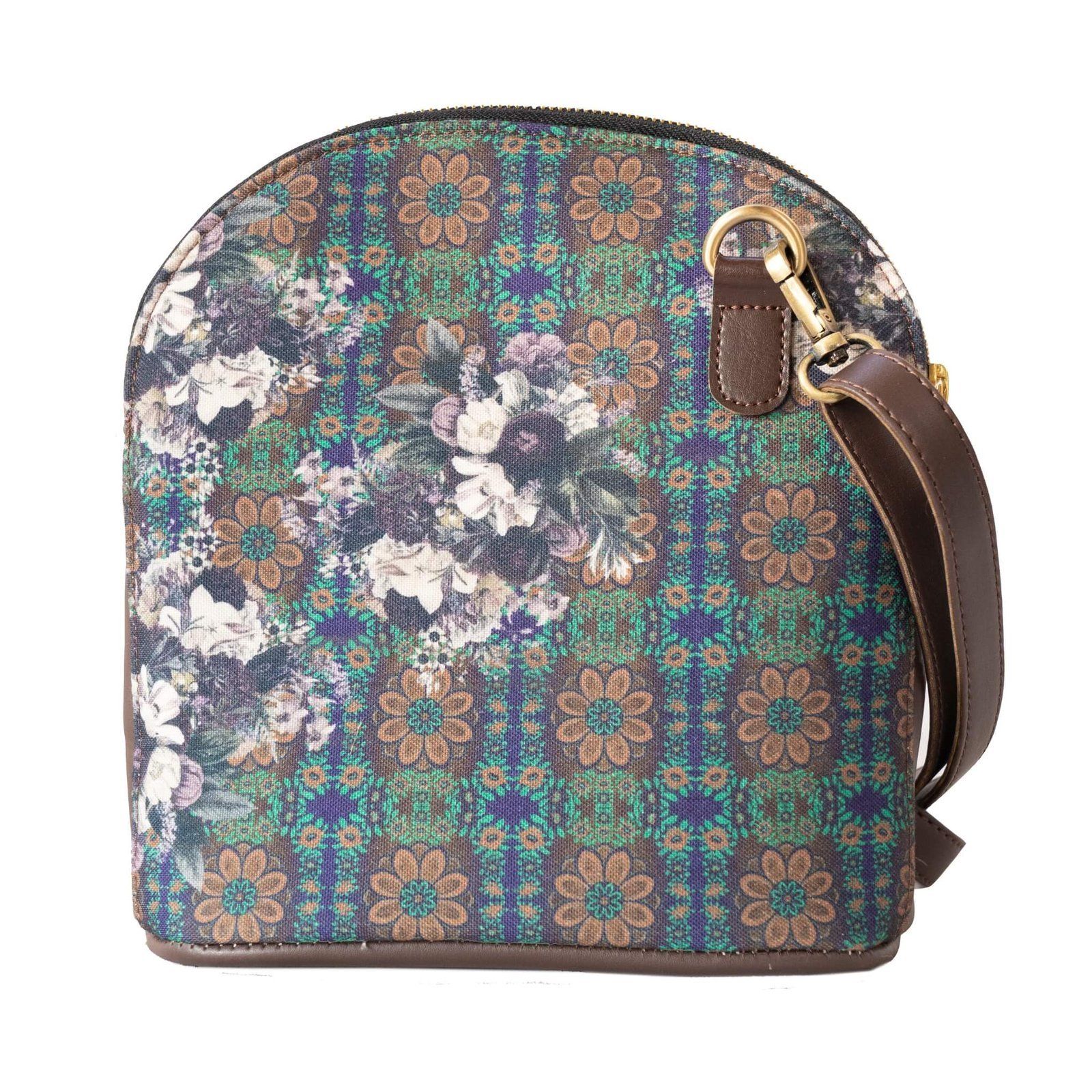 The Elegant Flower Of Stone Travel Crossbody Bag image 2