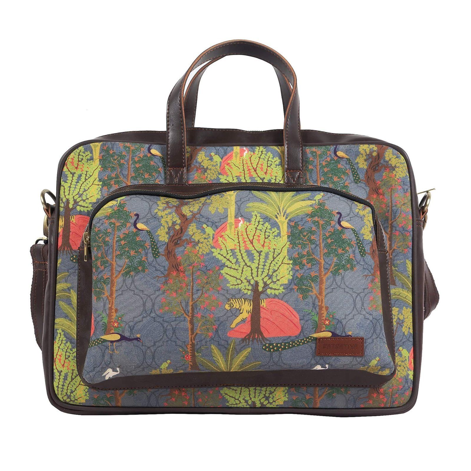 Royal Garden Stylish Laptop Bag image 2