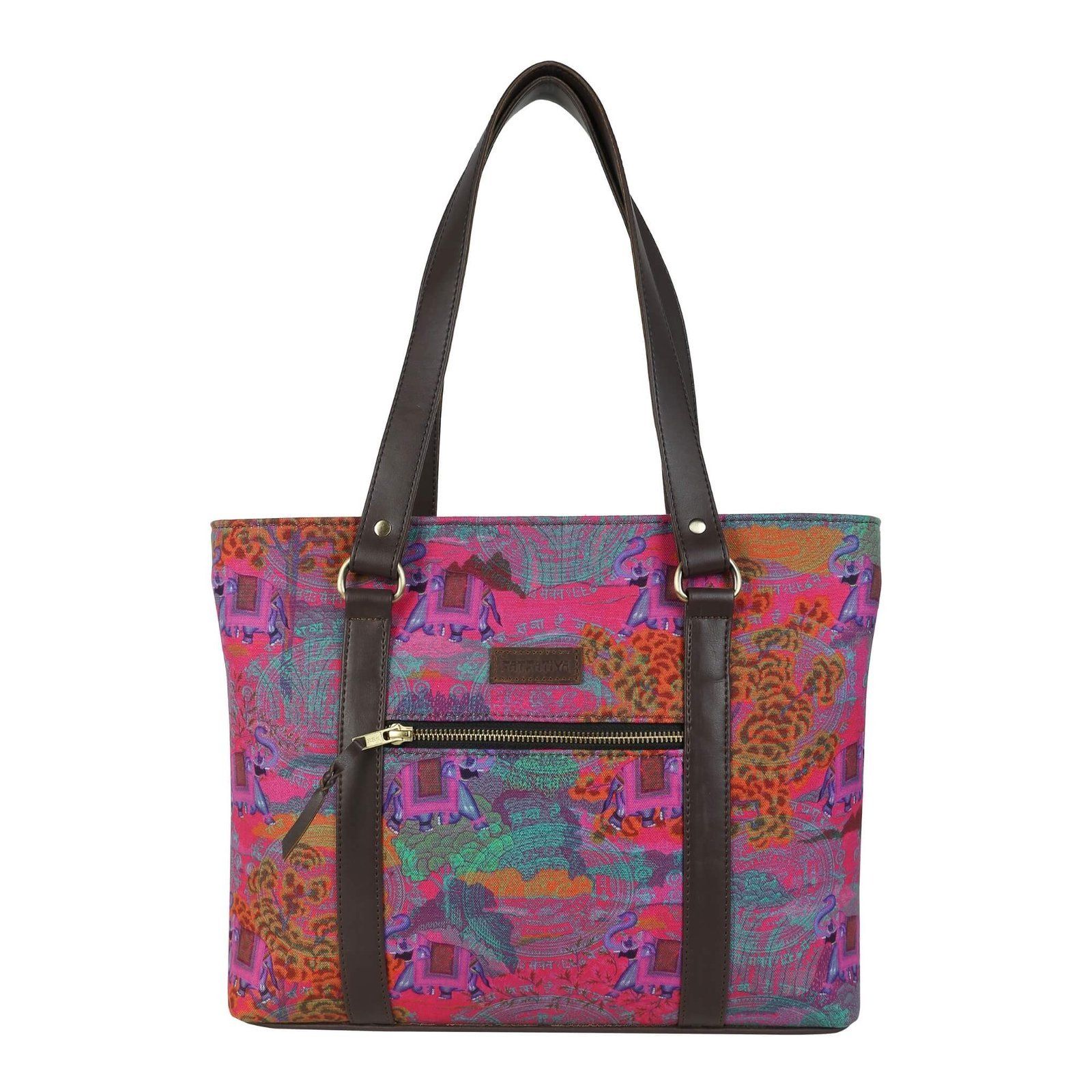 Royal Elephant Shoulder Tote Bag image 2