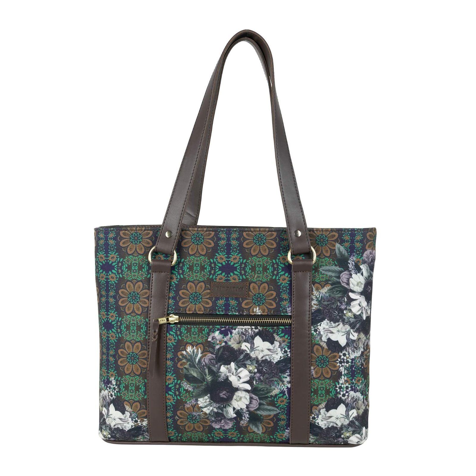 Flower Garden Print Side Tote Bag image 2