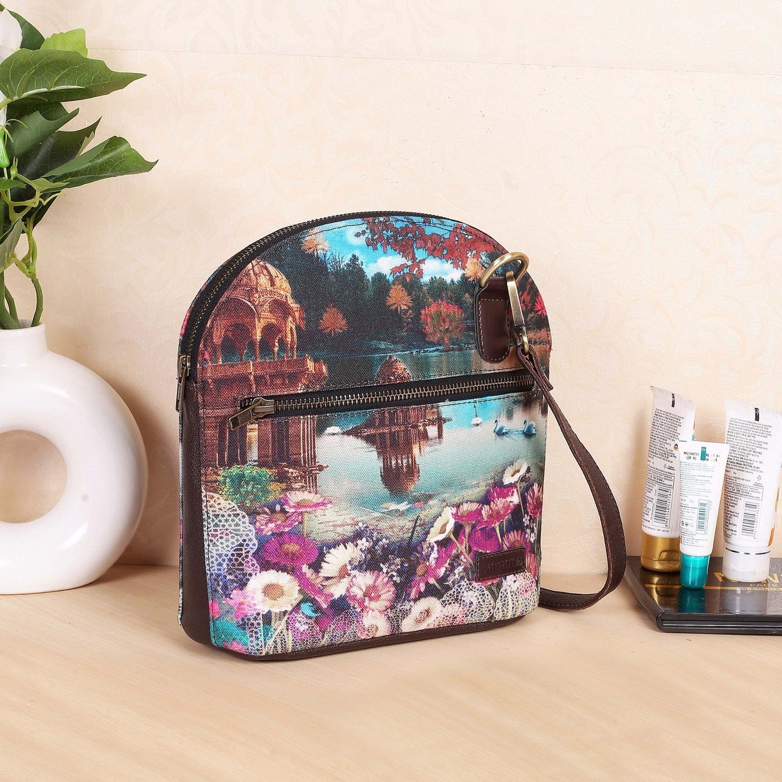 Floral & Palace Dome Trendy Women's Crossbody image 2