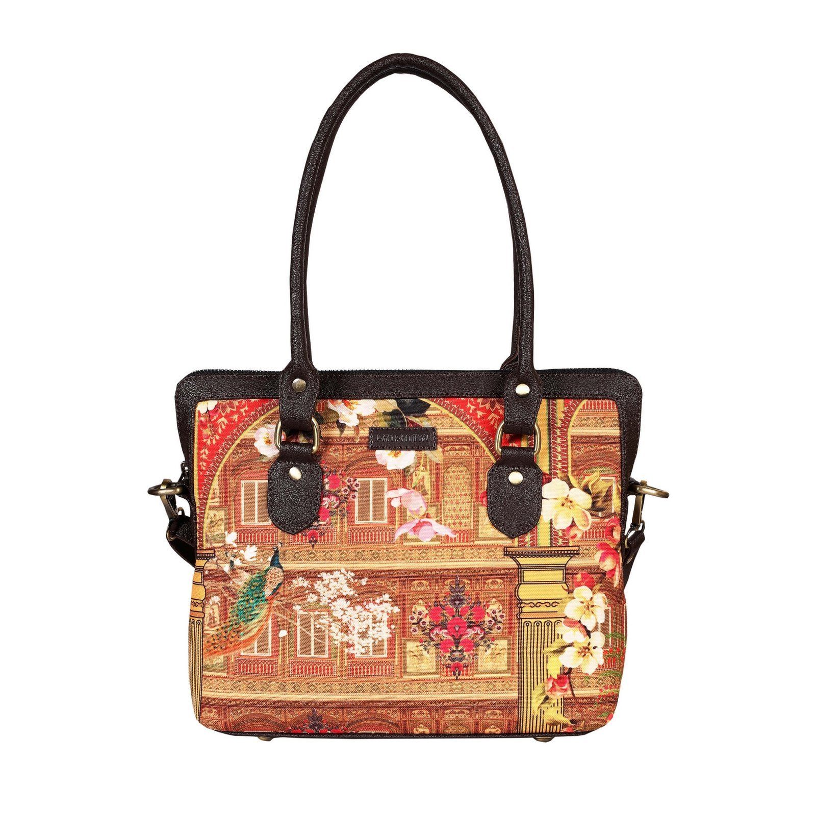 Shekhawati Haveli Motif Rustic Teacher Bag image 2