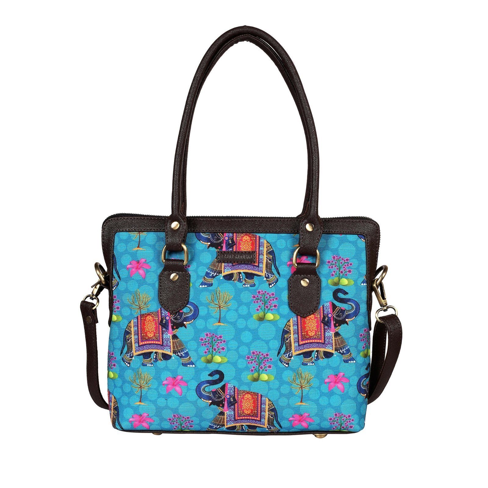 Royal Elephant Motif Teacher Bag image 2