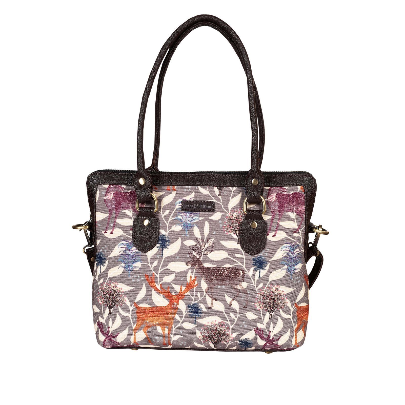 Forest Animal Print Teacher Bag image 2