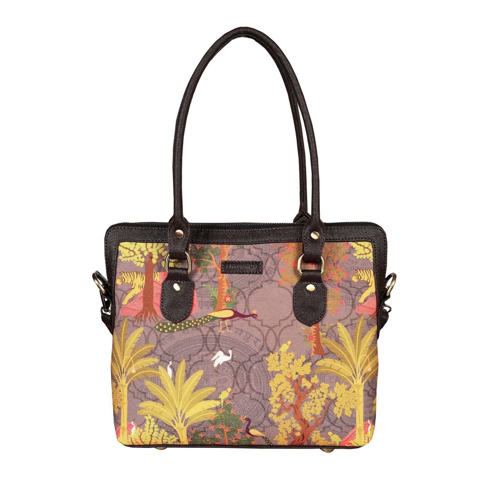 Tropical Garden Print Teacher Bag image 2