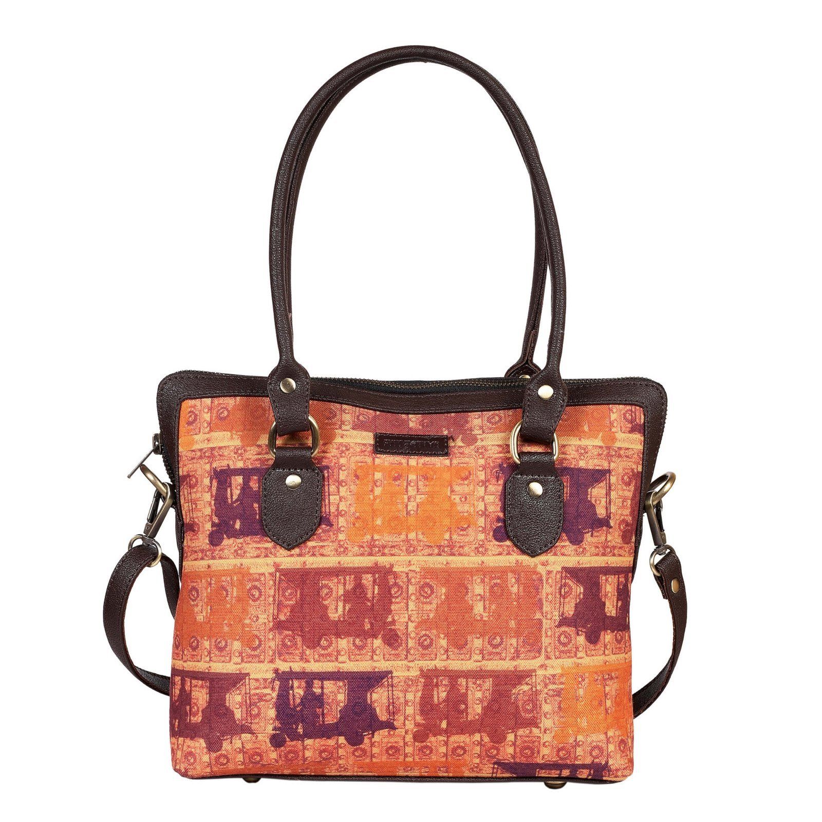 Rustic Texture Print Teacher Bag image 2