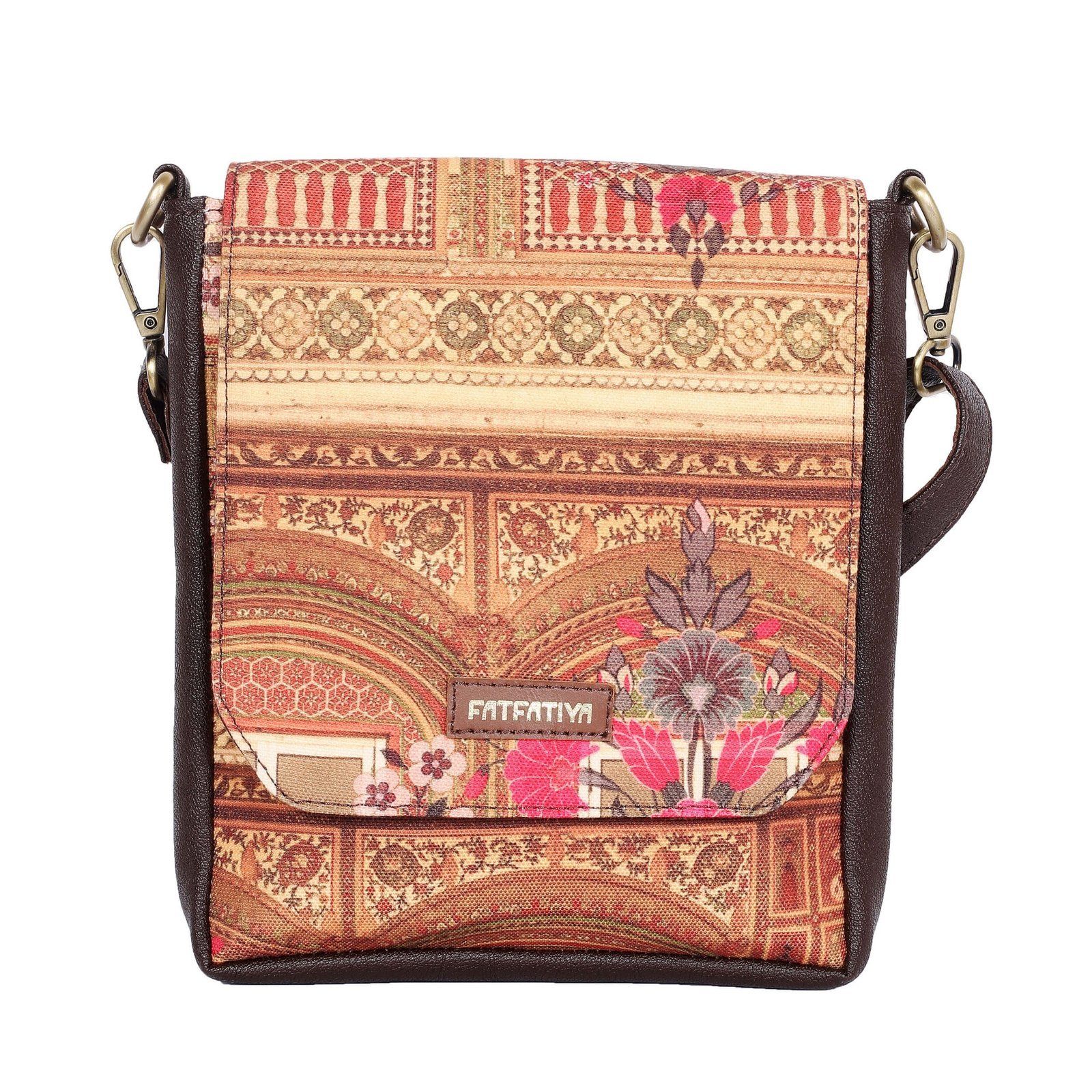 Heritage-inspired Print Unisex Sling Bag image 2