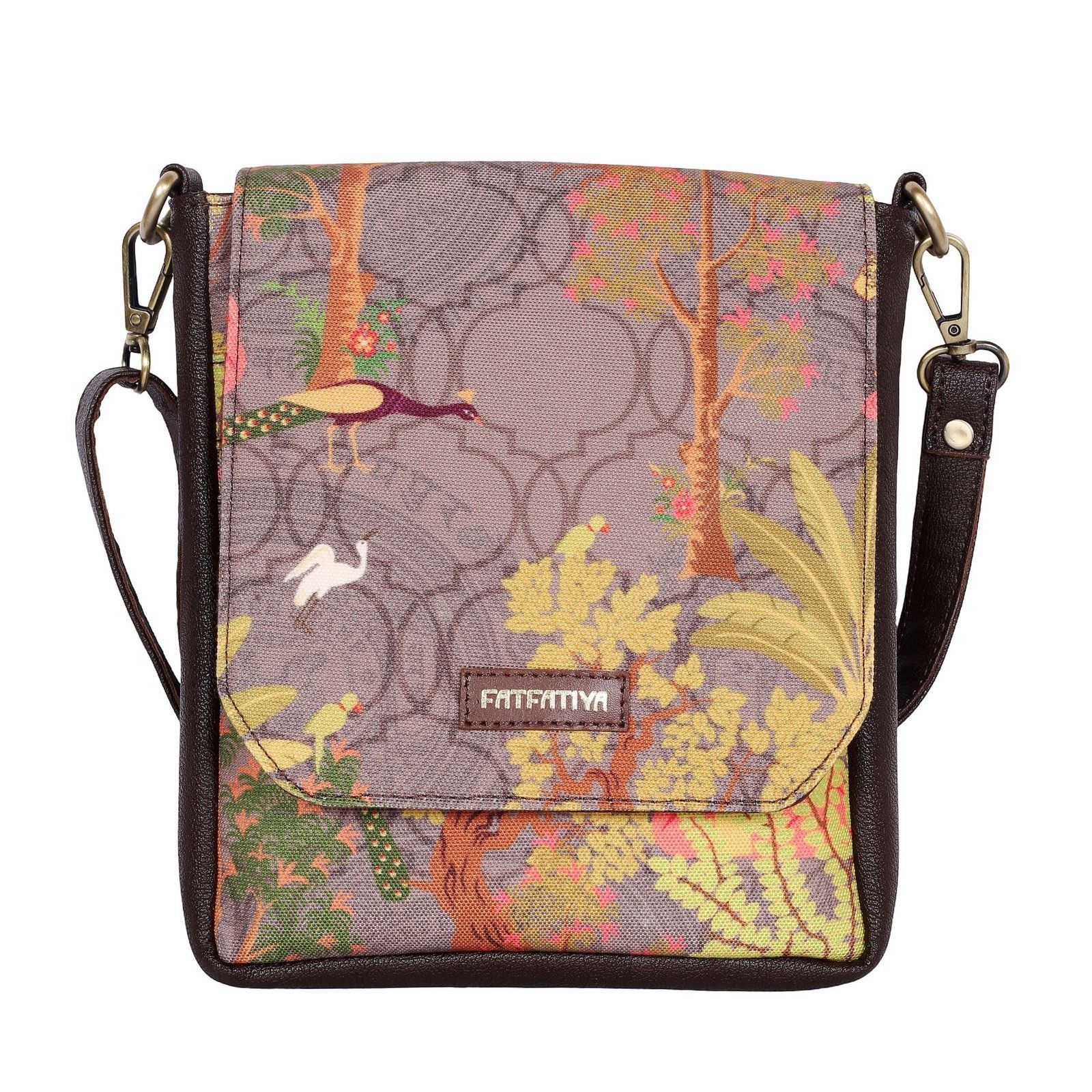 Jungle-inspired Print Unisex Sling Bag image 2