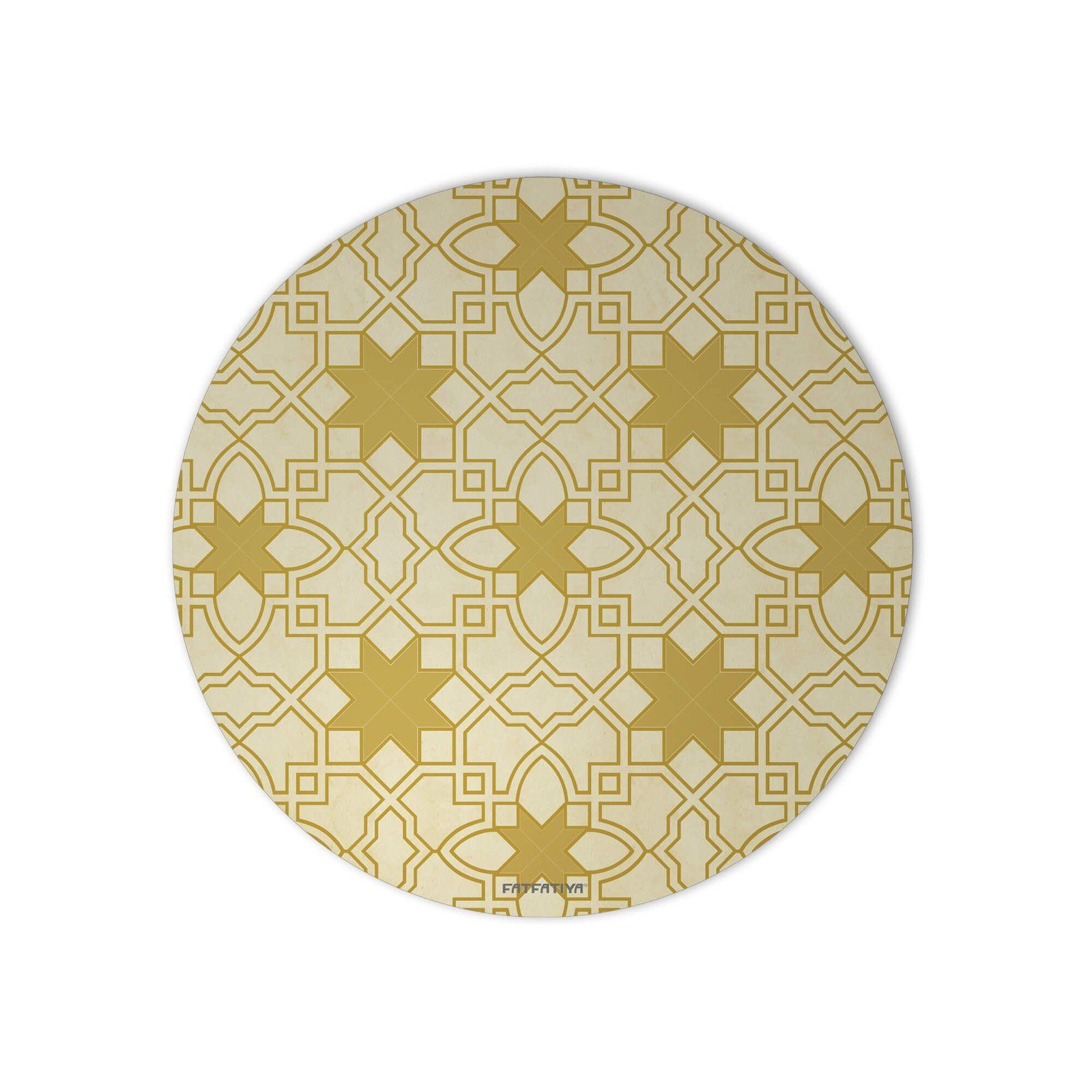 Rajasthani Jali Design Round Mouse Pad image 2