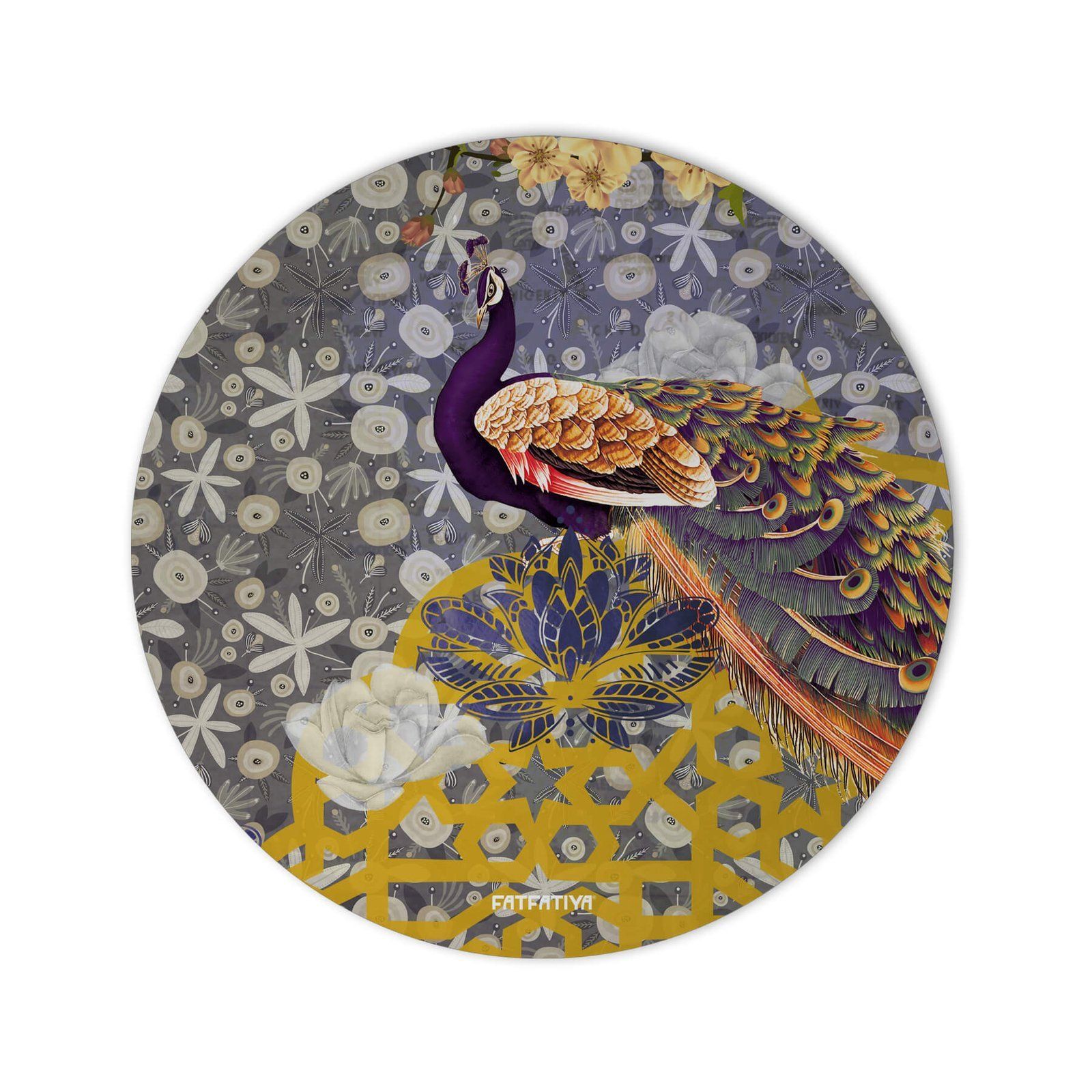 Shekhawati Peacock Cute Mouse Pad image 2
