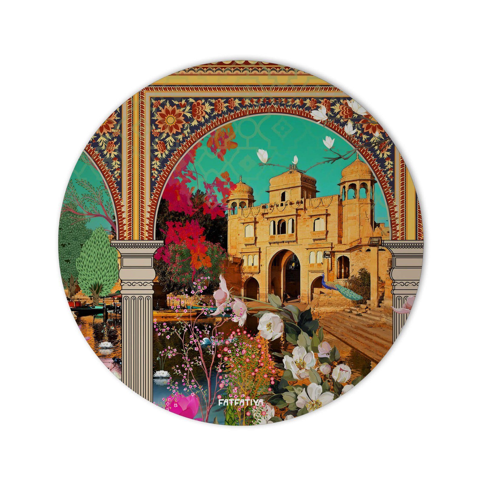 Charming Gadisar Lake Smart Mouse Pad image 2