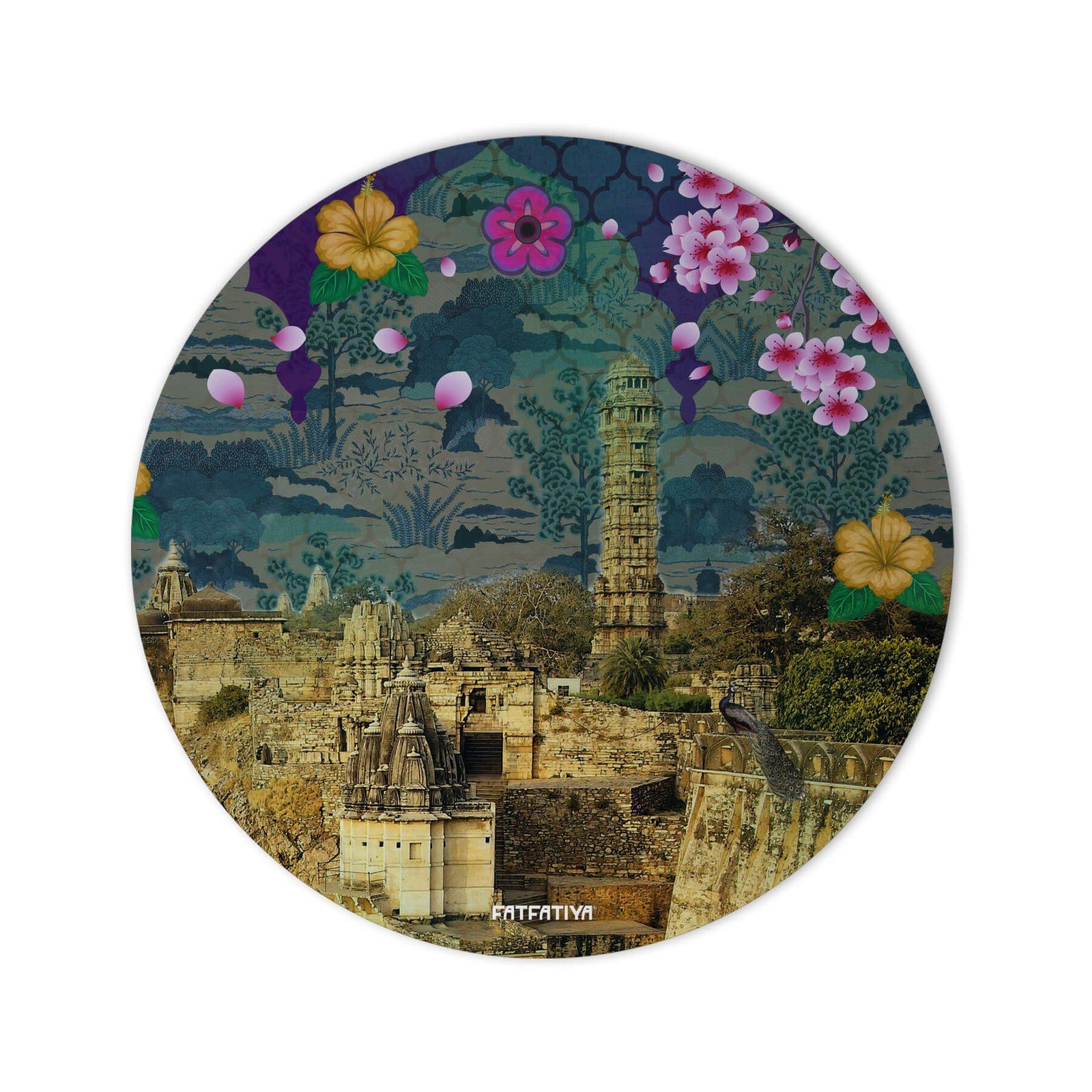 Spectacular Chittor Fort Aesthetic Mouse Pad image 2