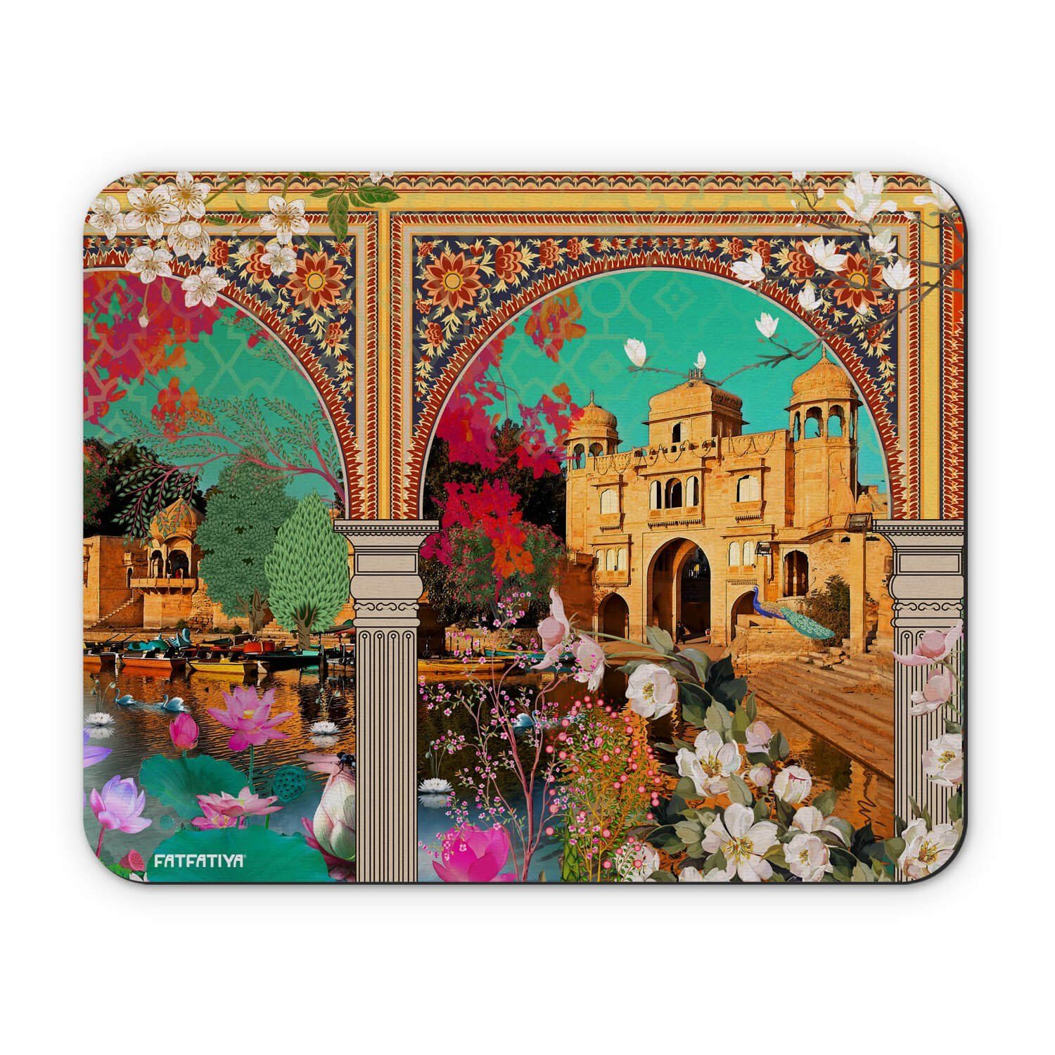 Golden City Lake Best Artisan Mouse Pad image 2