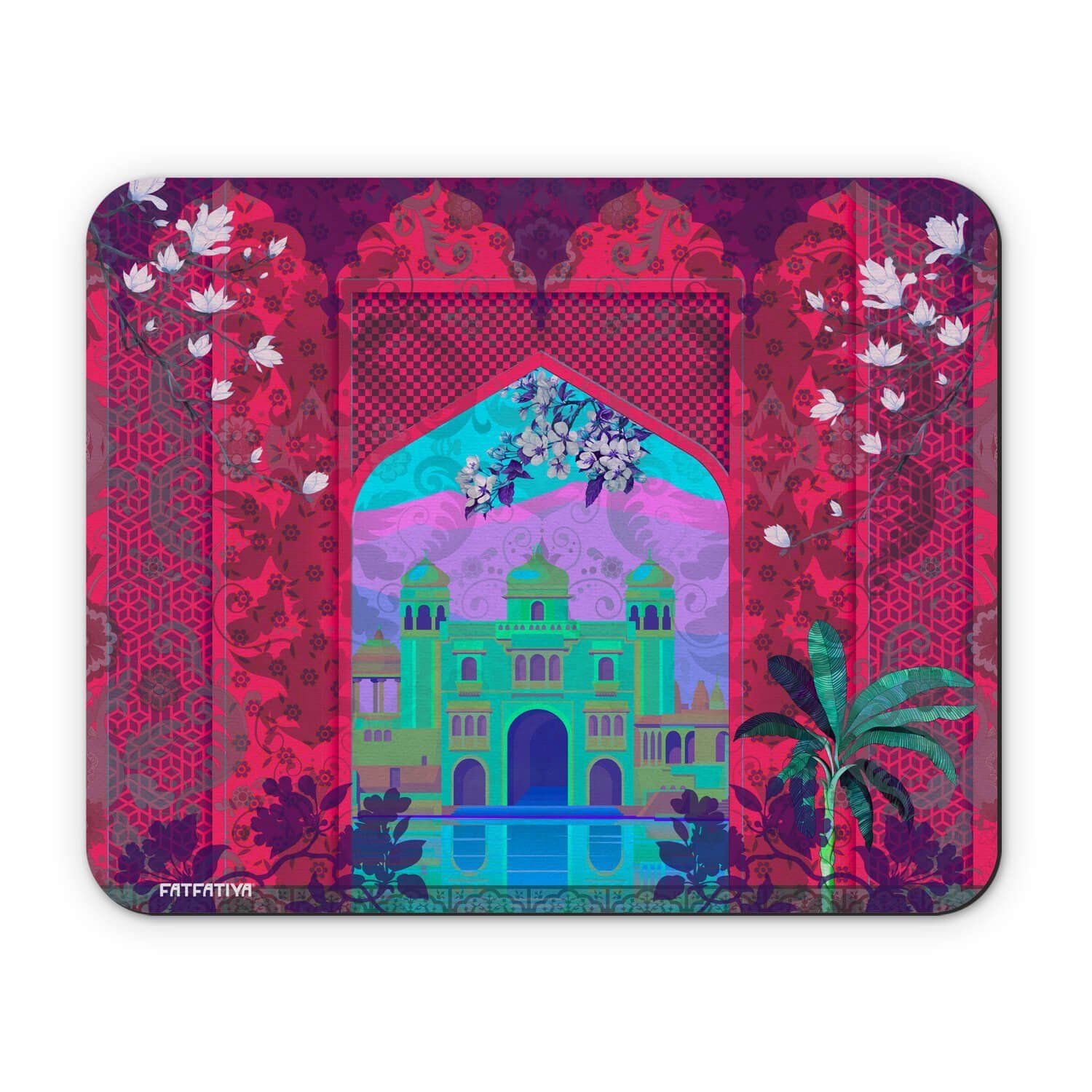Glorious Royal Palace Pink Mouse Pad image 2