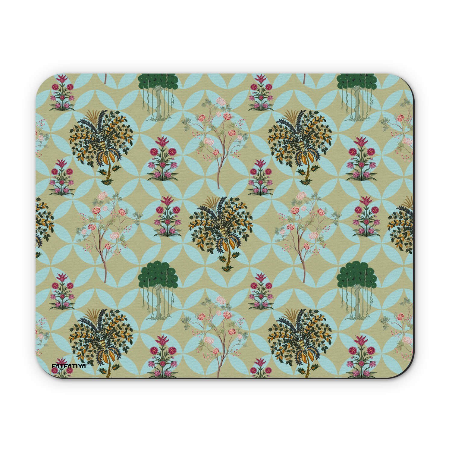Beautiful Garden Design Green Mouse Pad image 2